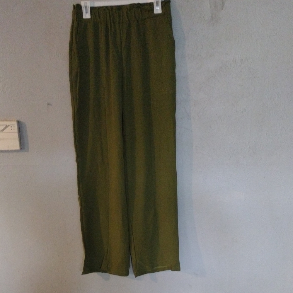 Olive Green Women’s Trousers XL Effortless Style & All-Day Comfort - Picture 2 of 5